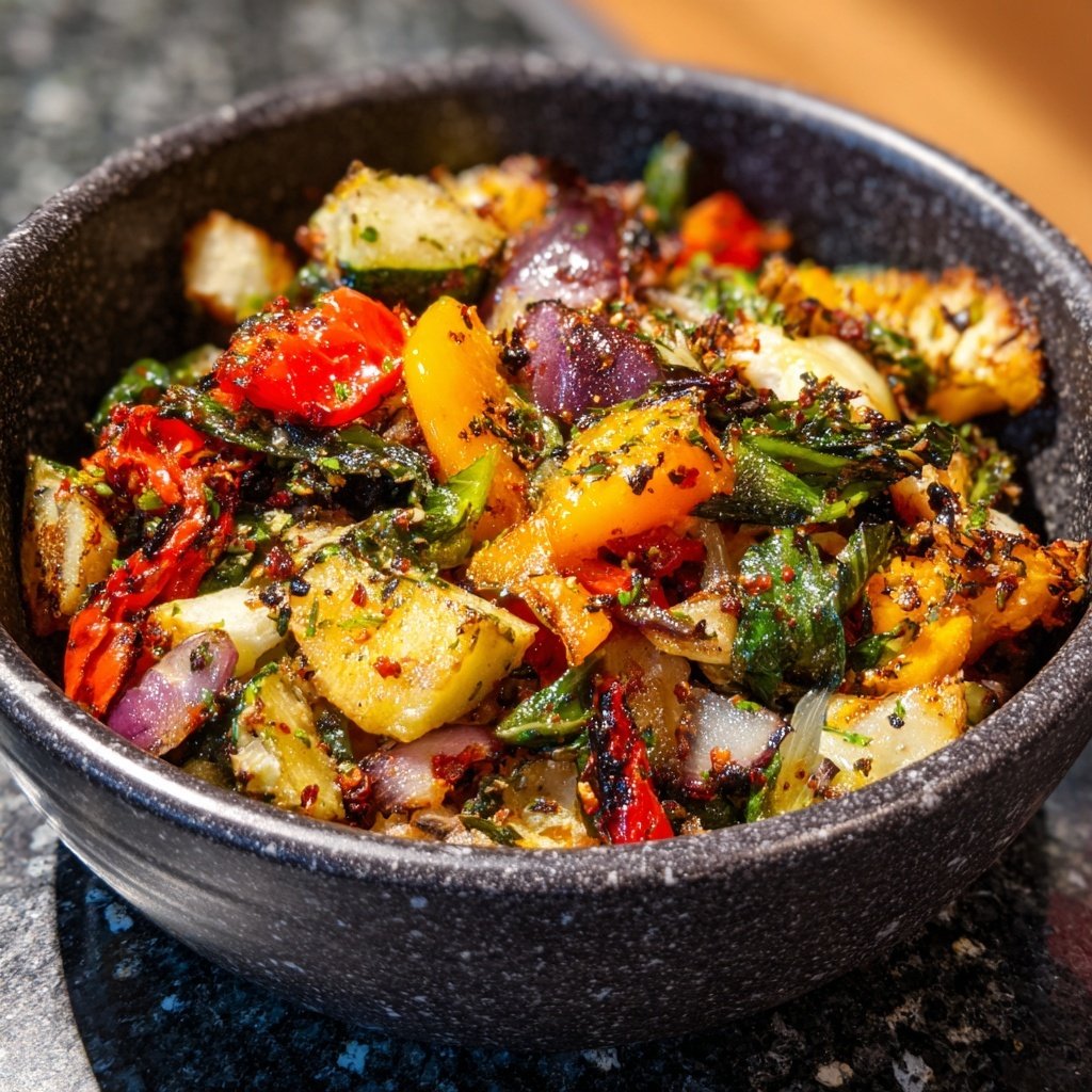 Reissalat Zum Grillen Mit Gemüse