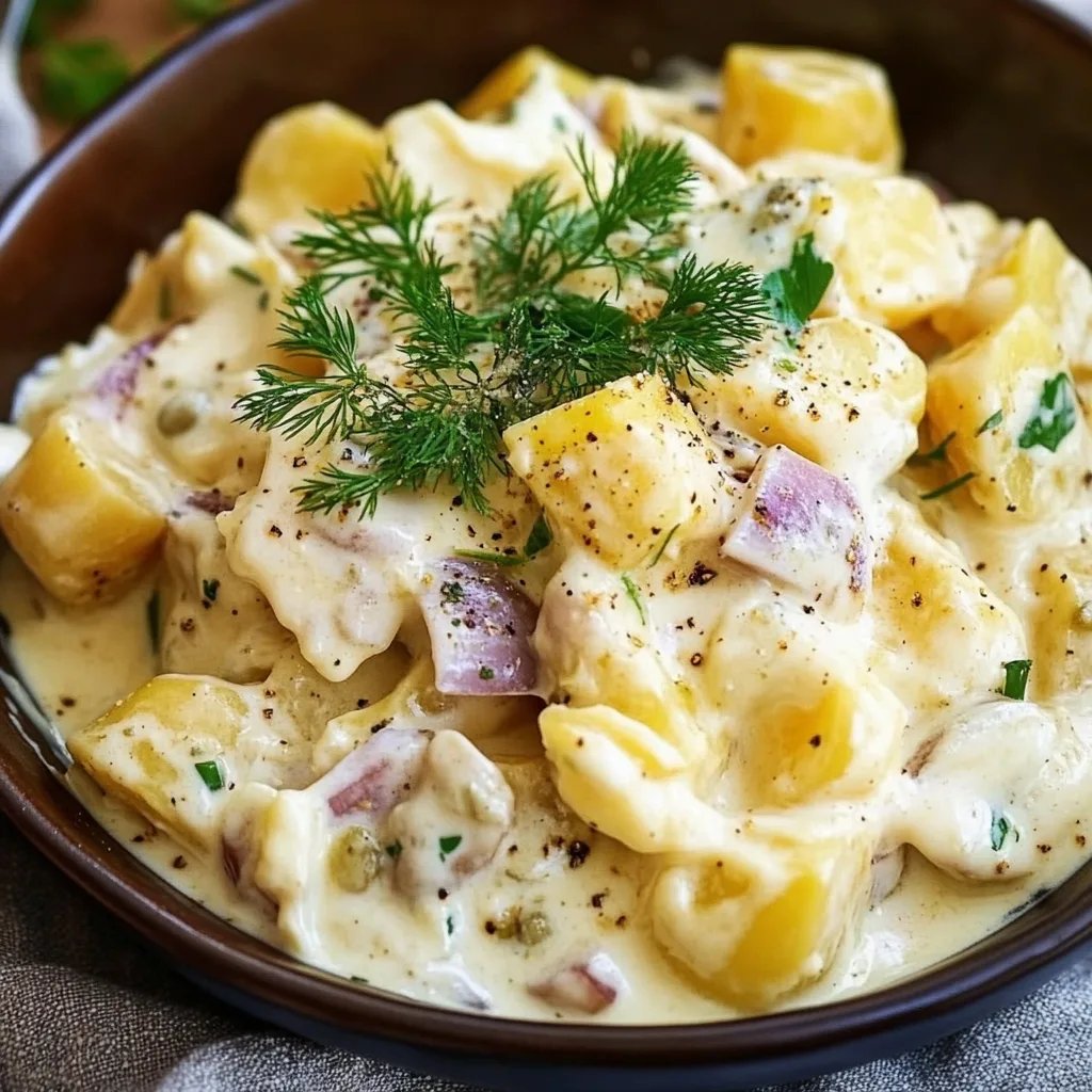 Kartoffelsalat mit Mayonnaise