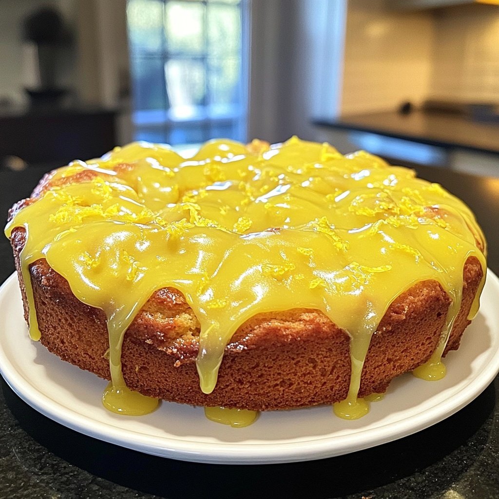 Zitronenkuchen ohne Zucker