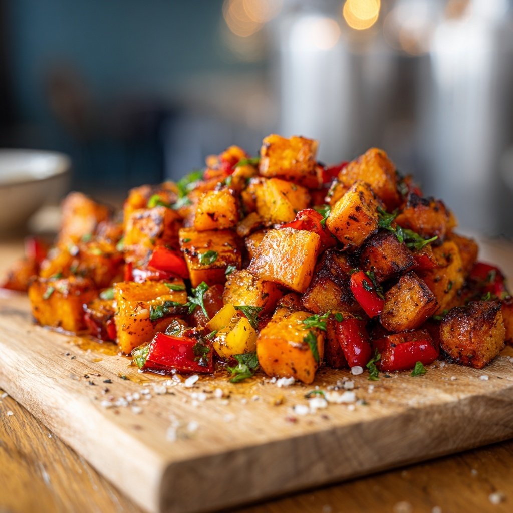Ofen Süßkartoffeln Mit Paprika