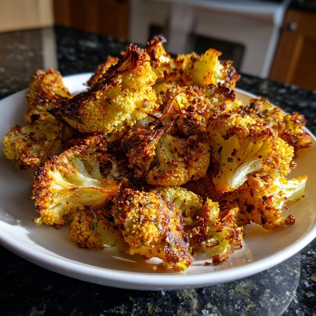 Knuspriger Blumenkohl aus dem Ofen