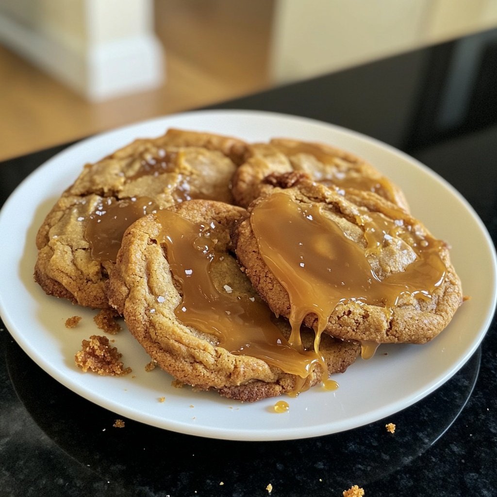 Cookies mit Salzkaramell