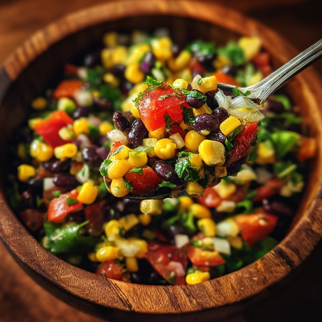 Reissalat Mit Mais Und Bohnen Zum Grillen
