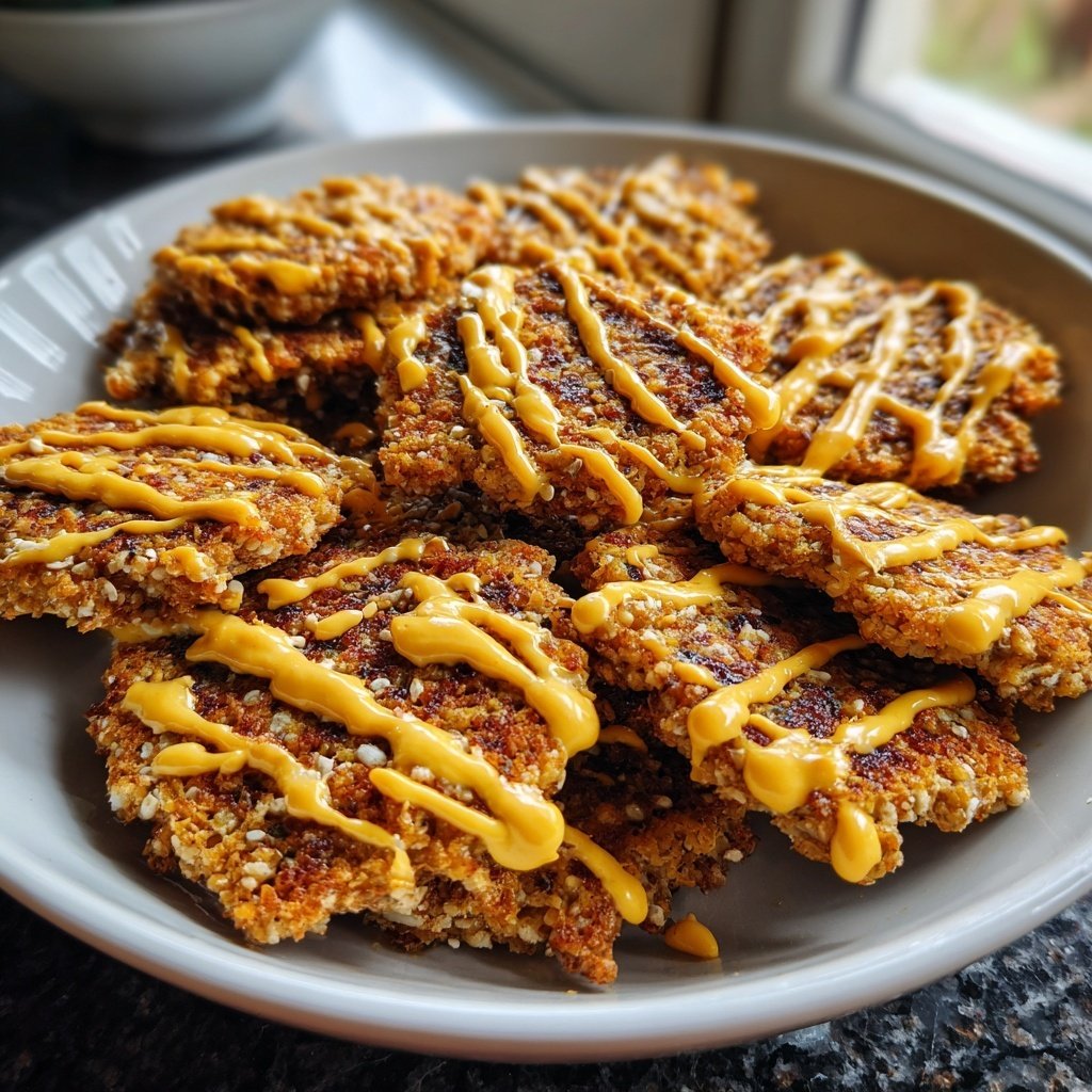 Linsenbratlinge mit Senf