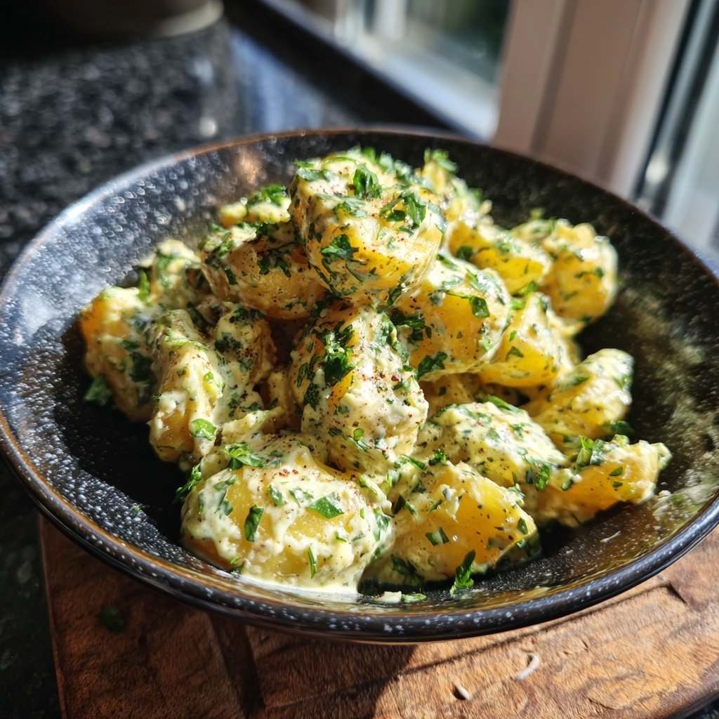 Kartoffelsalat Zum Grillen Mit Senf Dressing
