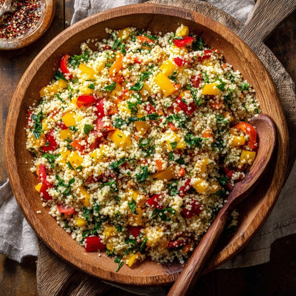 Mediterraner Couscous Salat Zum Grillen