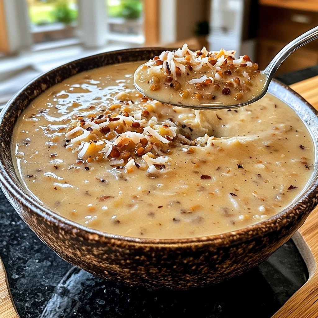 Linsensuppe mit Kokosmilch