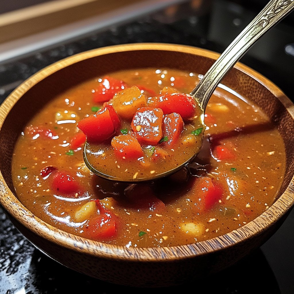Tomatensuppe mit Chili