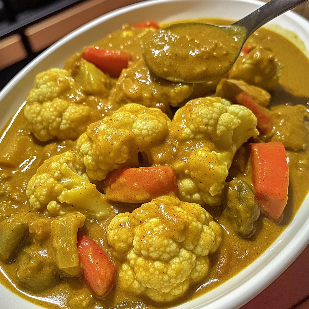 Gemüsecurry mit Blumenkohl