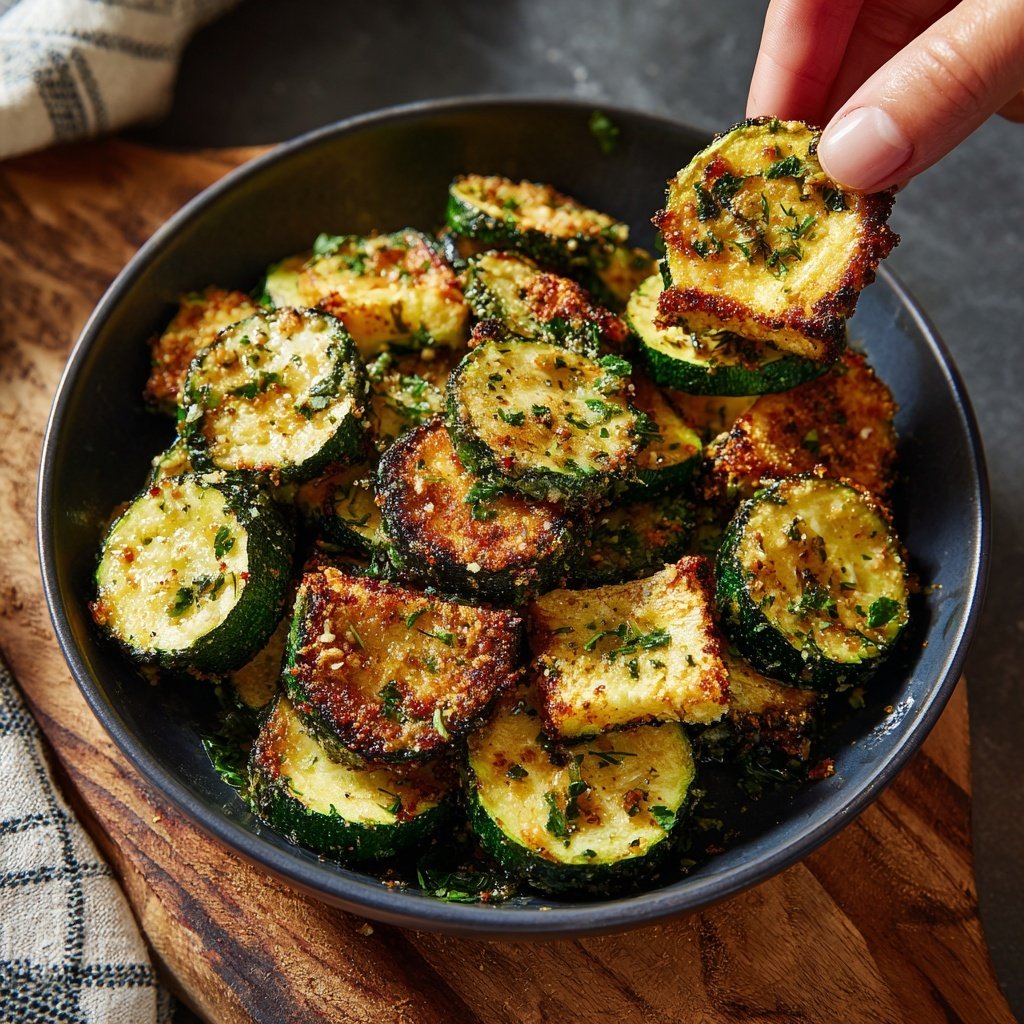Ofen Geröstete Zucchini Mit Kräutern