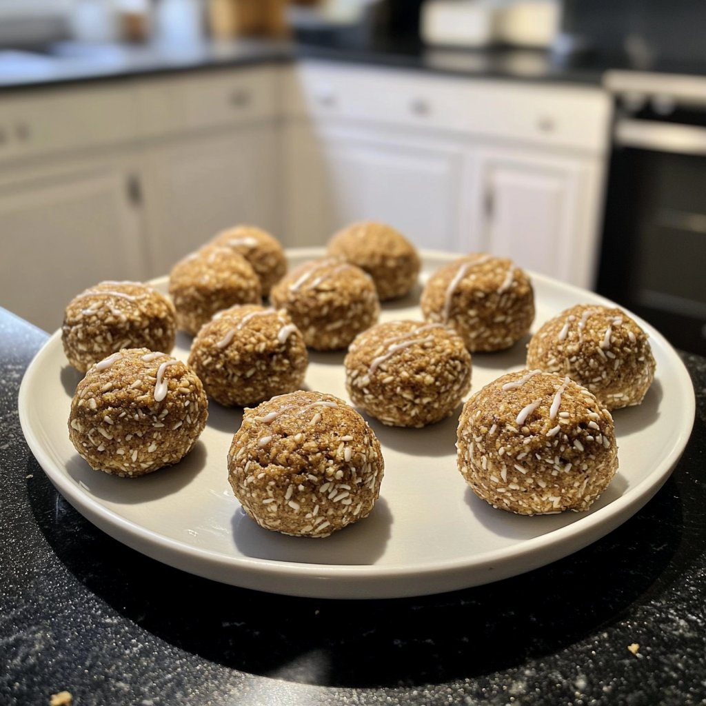 Protein Bällchen mit Vanille