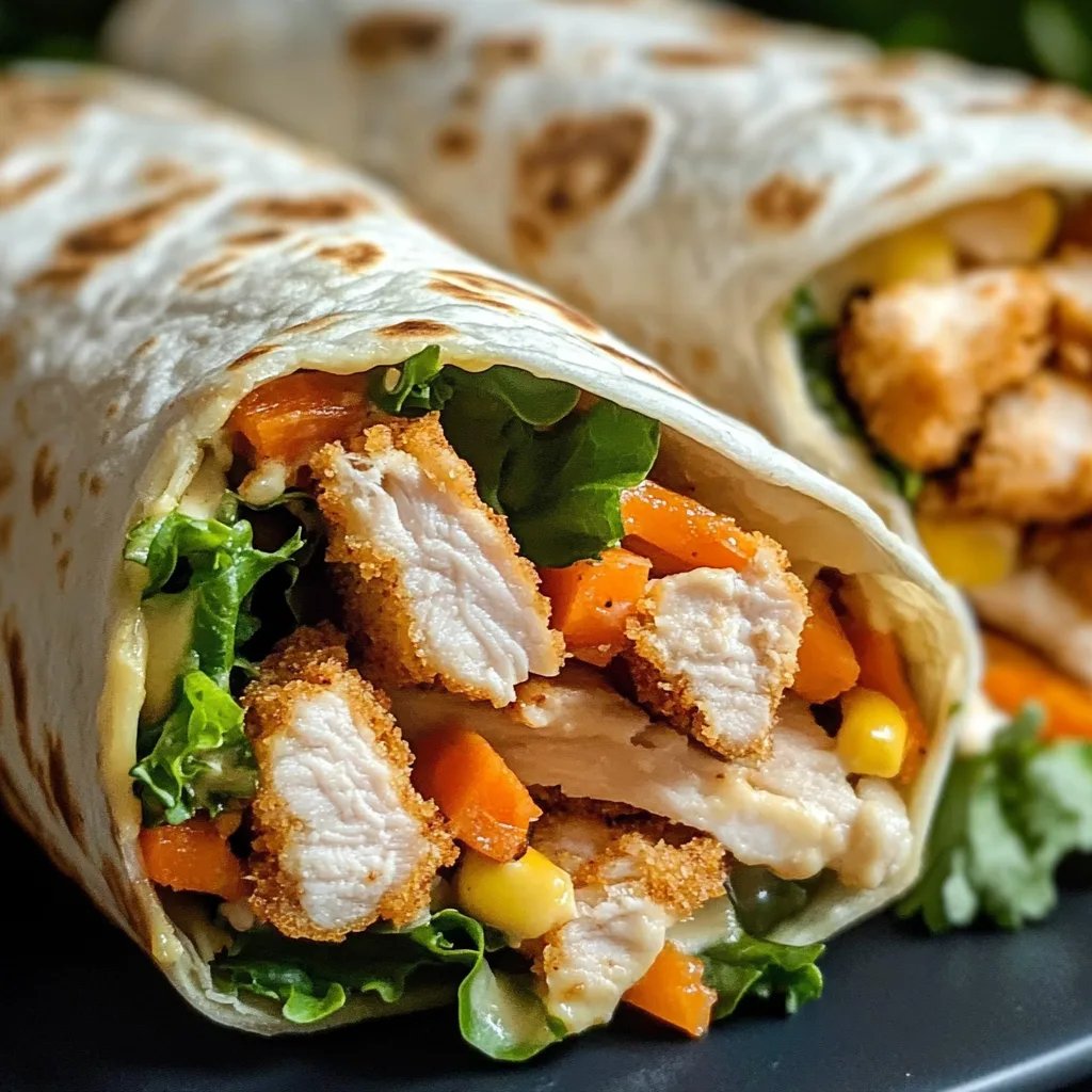 Knuspriger Chicken Ranch Snack Wrap – Schnell, einfach und voller Geschmack!