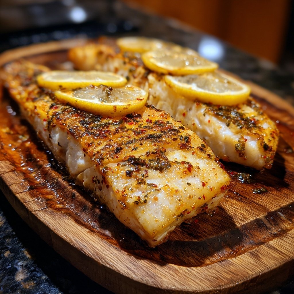 Gesund & Leicht Zitronen-Gegrillter Fisch