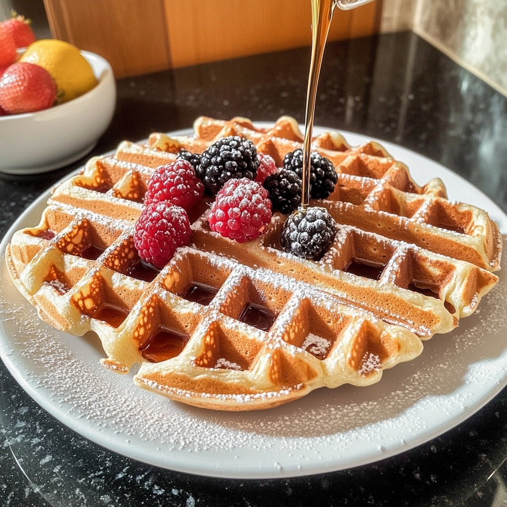 Waffeln für die Familie