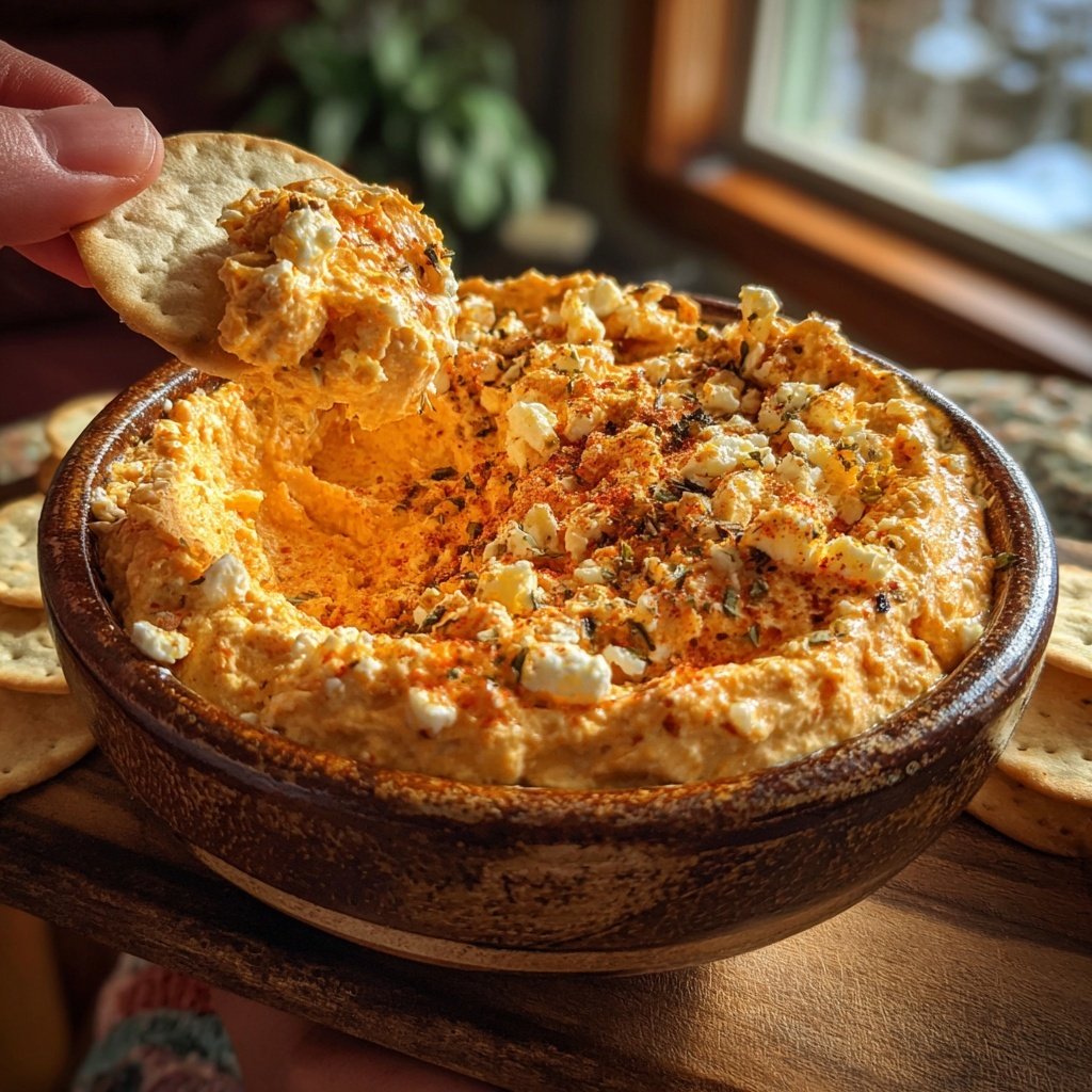 Paprika-Feta-Creme