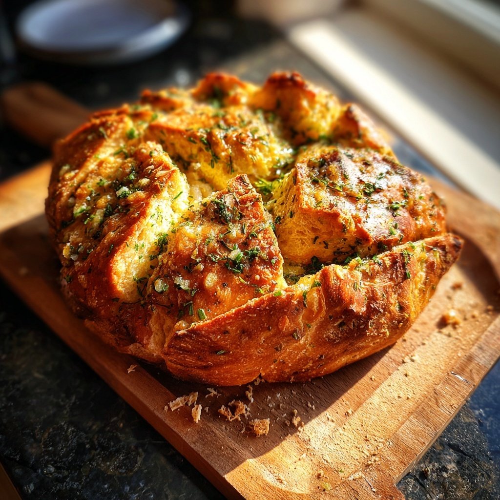 Zupfbrot Mit Knoblauch Öl